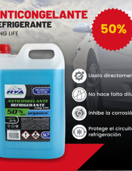 ❄️ Anticongelante RYA: protección, mantenimiento y confianza para tu motor todo el año